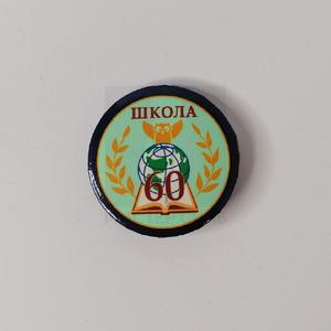 Значки эмблема школы с логотипом