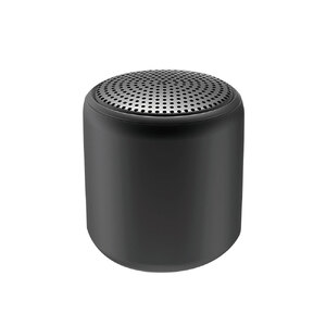 Беспроводная Bluetooth колонка Fosh, черная-S с логотипом