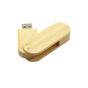 Флешка Green 16 Гб wooden color с логотипом