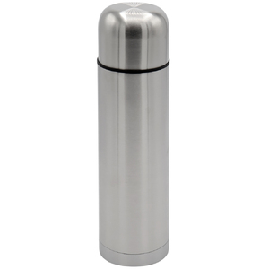 Термос Picnic Silver 750 мл , серебристый с логотипом