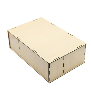 Подарочная коробка ламинированная из HDF 36,3*23,4*12,5 см ( 3 отделения)  с логотипом