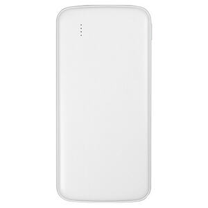 Внешний аккумулятор «Universal» 10 000 mAh, белый с логотипом