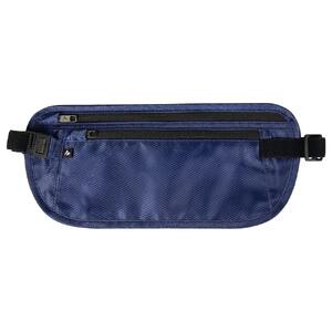 Поясная сумка COMFORT MONEY BELT, тёмно-синий с логотипом