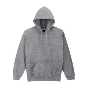 Худи HEAVY BLEND, ГРАФИТОВЫЙ МЕЛАНЖ 3XL с логотипом