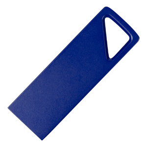 Флеш накопитель USB 2.0 Goodram UVA2, металл, синий, 16 Gb с логотипом