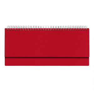 Планинг Alfa Soft 325*130 мм, красный, недатированный, в твердой обложке