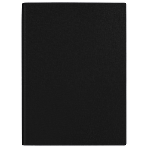 Ежедневник Flexy Foggia Folio B5, черный, недатированный, в гибкой обложке в подарочной коробке с логотипом
