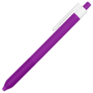 Ручка шариковая Alana Color, пластиковая, фиолетовая с логотипом