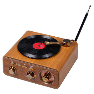 Ретро радио в стиле радиолы, Heritage Nostalgia, диапазон частот  AM FM SW, с USB порт,  Bluetooth, цвет светло-коричневый