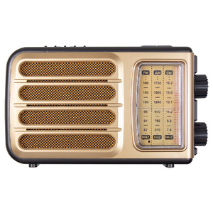 Ретро радио Heritage Melody,  Bluetooth, AM/FM/SW, LED-подсветкой, USB, TF и MP3-плеером, цвет светло-коричневый