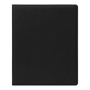 Еженедельник Classic Buffalo A4, черный, недатированный, в твердой обложке с логотипом