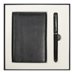 Набор подарочный Solution Superior Duo (Обложка для автодокументов Leather Sun, ручка Attashe) с логотипом