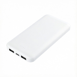 Внешний аккумулятор (powerbank) «Amper», 10 000 mAH, 5V 2.0 A, белый