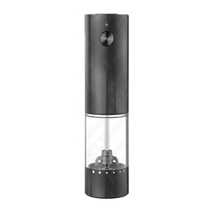 Мельница для специй электрическая Verto Grinder, на аккумуляторе, type-c, черная с логотипом