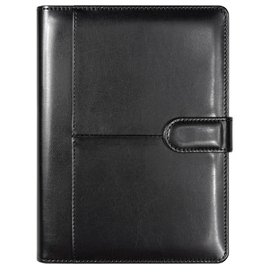 Ежедневник в суперобложке Country Business Pristine A5+, черный, недатированный, с магнитным клапаном, в твердой обложке c поролоном, в подарочной коробке с логотипом