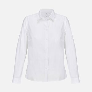 Рубашка женская Bailey Women, белая, размер L с логотипом