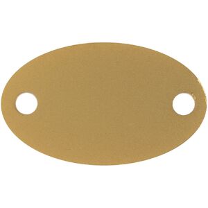 Шильдик металлический Alfa Oval, золотистый