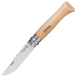 Нож Opinel No 9, дуб с логотипом