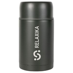 Термос для еды Relaxika 1000, хаки с логотипом