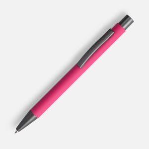 Ручка шариковая Atento Soft Touch, розовая