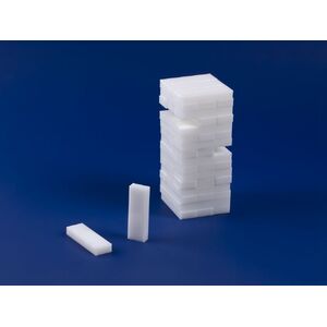 Игра Acrylic Tower, белая с логотипом
