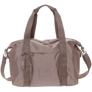 Сумка дорожная MD20 L, серо-коричневая с логотипом