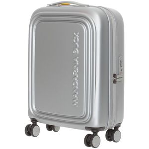 Чемодан Logoduck S, серебристый с логотипом