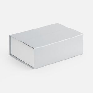 Коробка Bicolor Case, белая с серым с логотипом