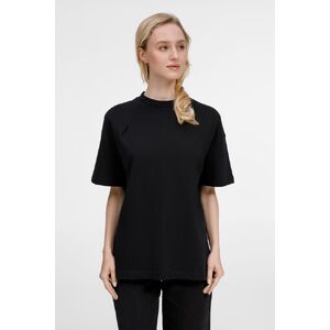 Футболка оверсайз унисекс Sinkopa, черная, размер XL/XXL с логотипом