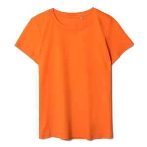 Футболка женская T-bolka Lady оранжевая, размер M
