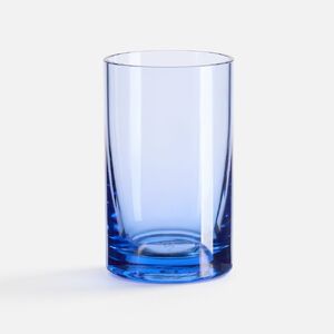 Стопка небьющаяся Sate Shot, прозрачная, голубая с логотипом