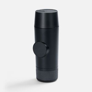 Портативная кофемашина Porta Presso, черная с логотипом