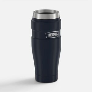 Термокружка King 470, темно-синяя с логотипом