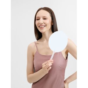 Веер Breeze Ease, белый с логотипом