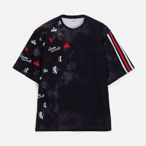 Футболка мужская оверсайз Originelli Terry с полной запечаткой на заказ, размер XS с логотипом