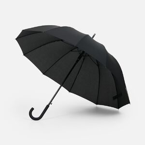 Зонт-трость Sombrella, черный с логотипом