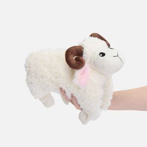 Мягкая игрушка — конфетница «Бараш Кудряш» с логотипом