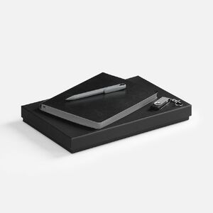Набор Doppio Memory, черный с серым с логотипом