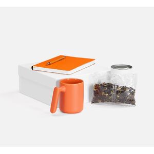 Набор Flex Shall Tea, оранжевый с логотипом