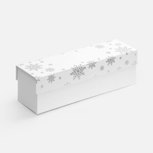 Коробка Wintry под бутылку, белая с логотипом