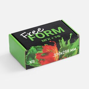 Коробка Freeform с печатью на заказ, размер XS с логотипом