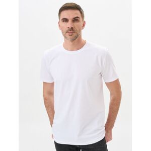 Футболка Basic, белая, размер XXL с логотипом