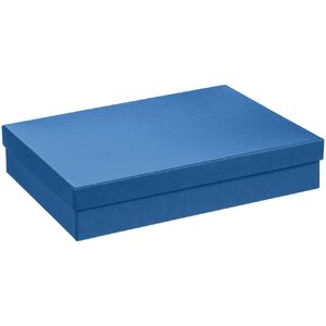 Коробка Giftbox, синяя с логотипом