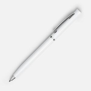 Ручка шариковая Euro Chrome, белая