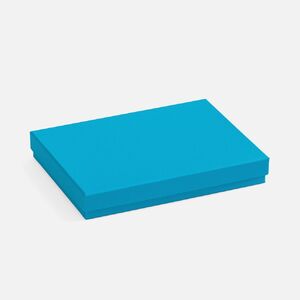 Коробка под ежедневник Startpoint, голубая с логотипом