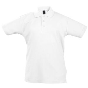 Рубашка поло детская Summer II Kids, белая, на рост 130-140 см