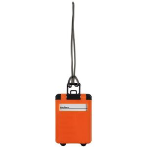 Бирка для багажа Trolley, оранжевая с логотипом