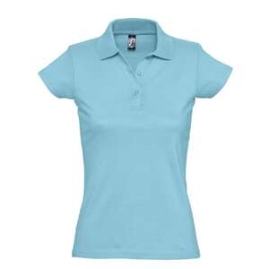 Рубашка поло женская Prescott women 170 бирюзовая, размер S