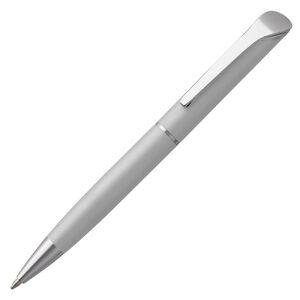 Ручка шариковая Glide, серая с логотипом