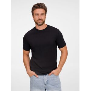 Футболка унисекс T-Bolka 180, черная, размер S